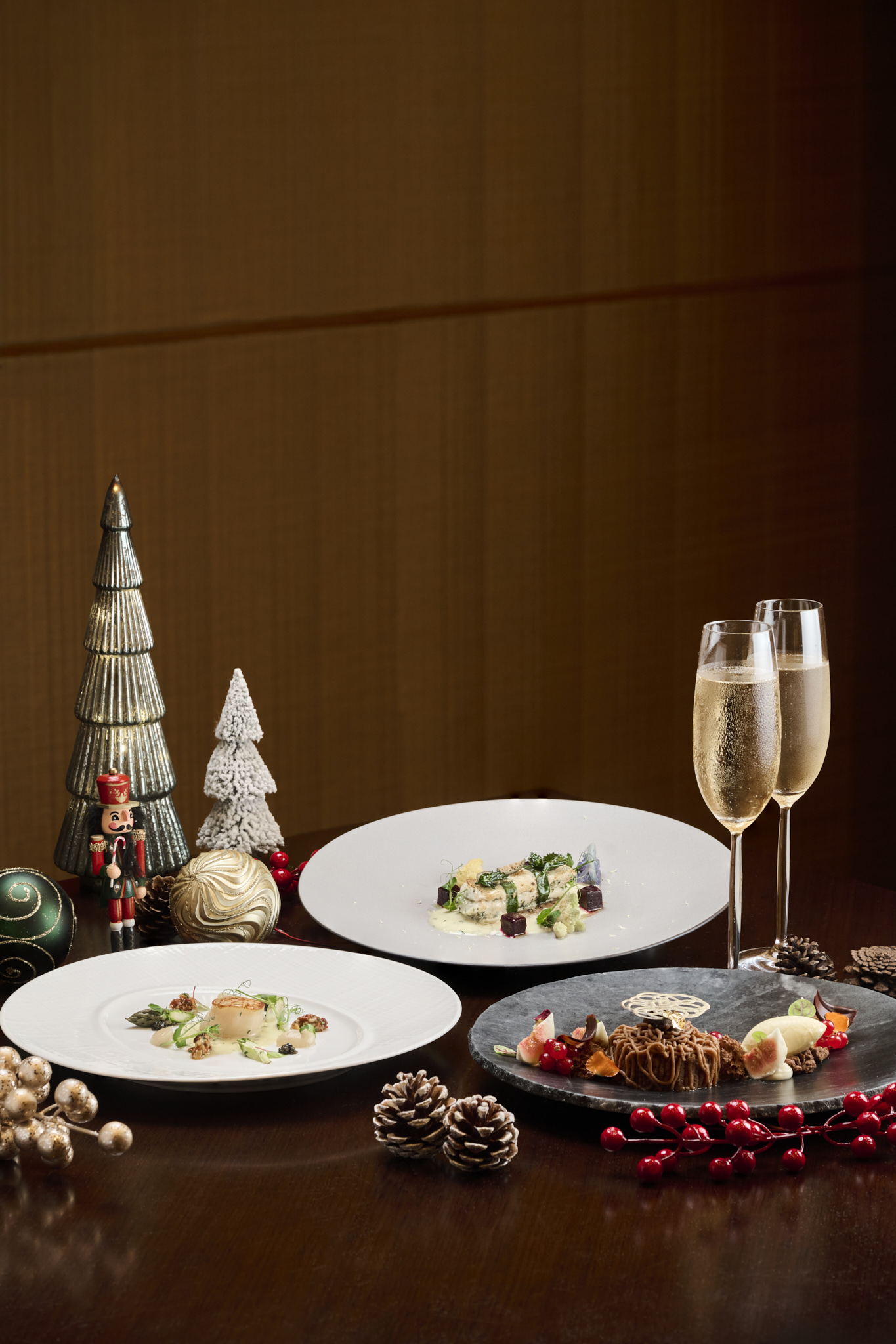 St. Regis Macao 2025 Christmas Festive Photography Shooting, GUERLAIN crossover tea set, Fine Dining, Michelin star restaurant