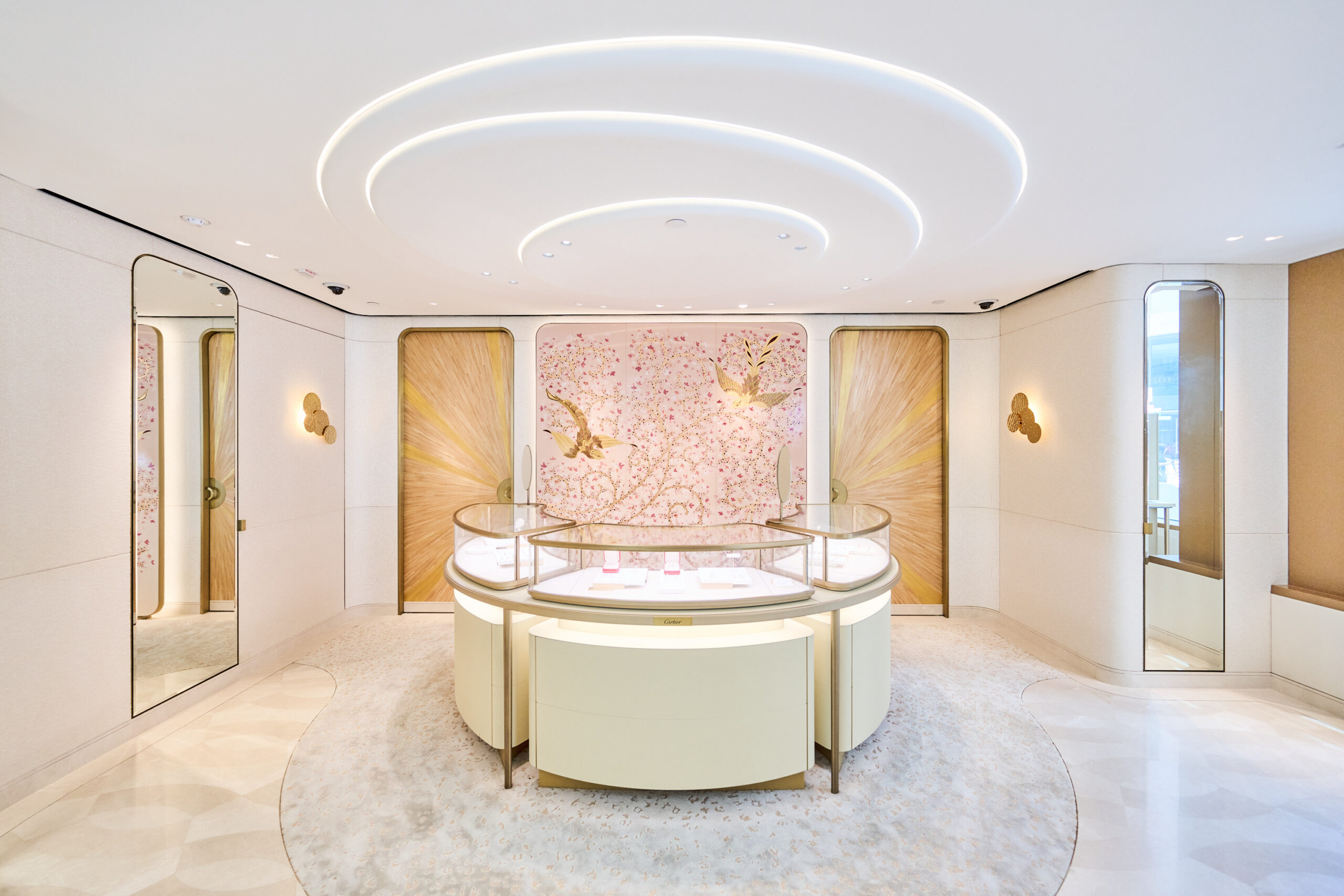interior design photography for luxury brand - Cartier at Lee Garden 5 Hong Kong