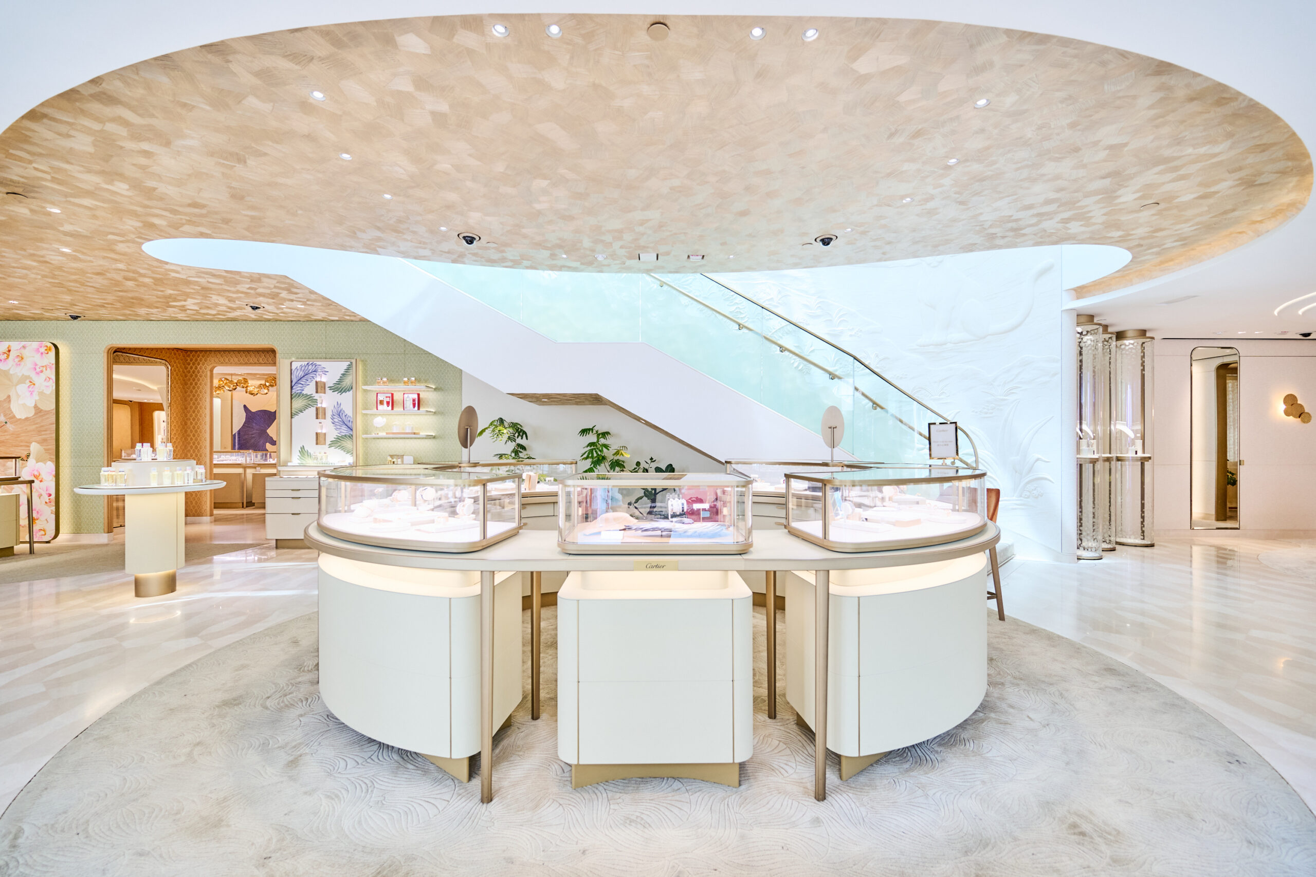 interior design photography for luxury brand - Cartier at Lee Garden 5 Hong Kong